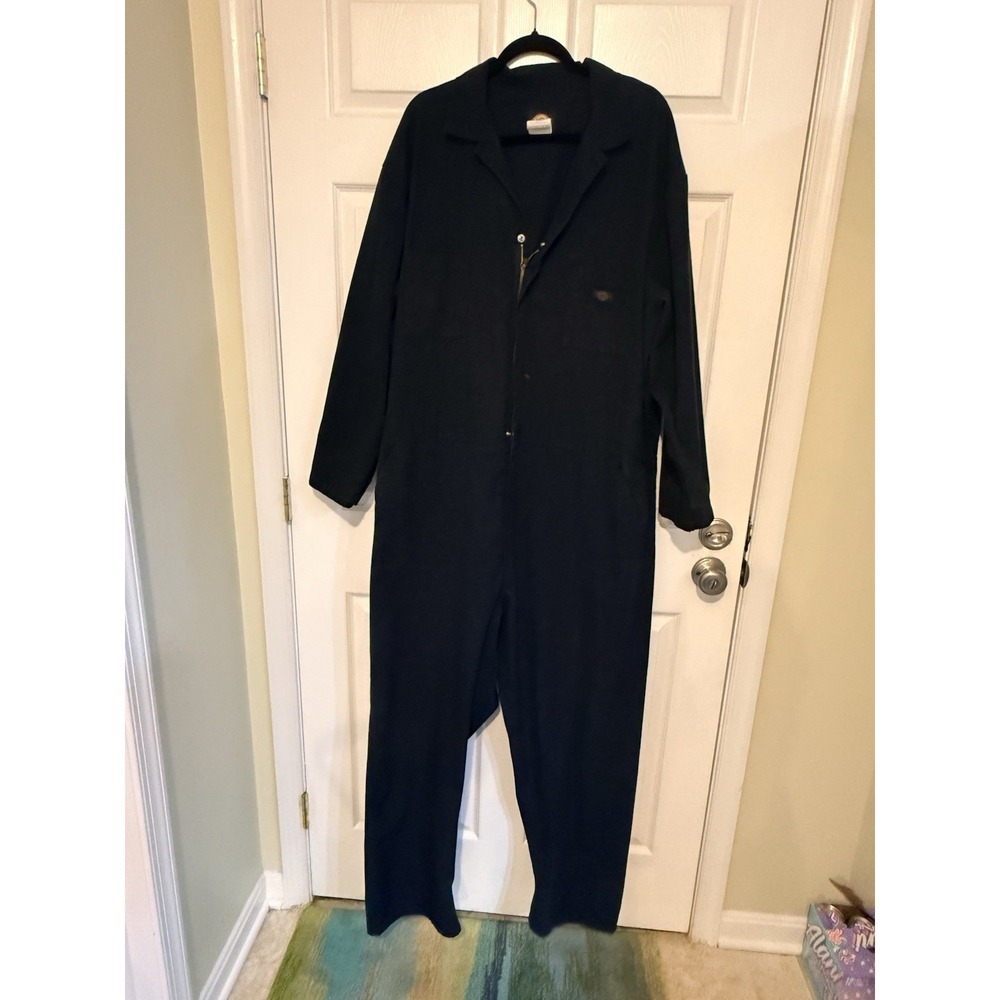 Dickies Mens 3XL Regular Coveralls Navy Blue Workwear Mechanic Utility 48611